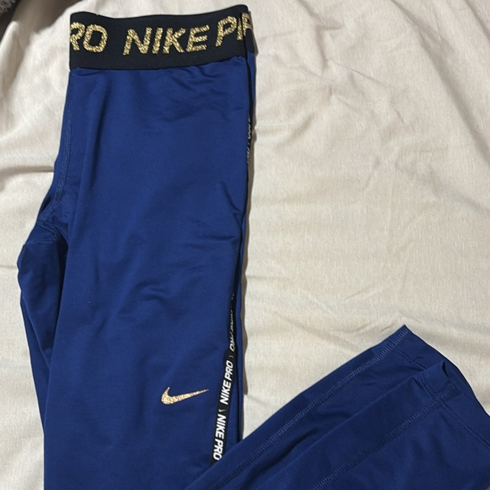 Nike women Blue Leggings
